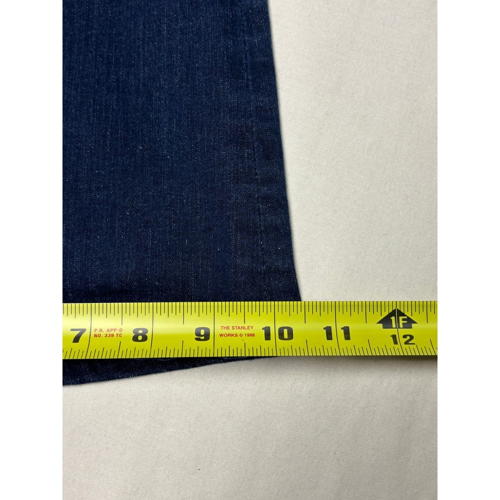 FRAME Le One Flare Jeans Dark Wash High Rise Stretch Denim Womens Size 28X32 - Picture 11 of 11